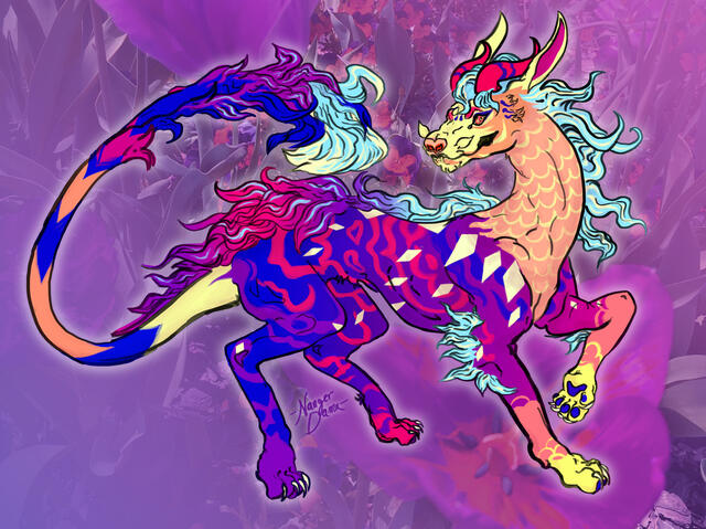 fullbody color shaded