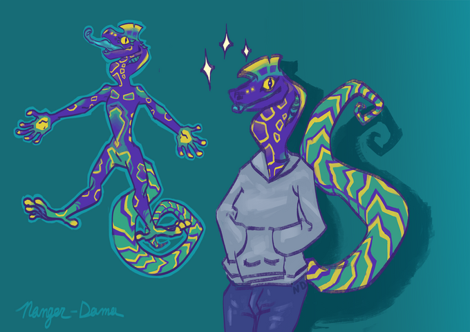 3/4 reference w chibi